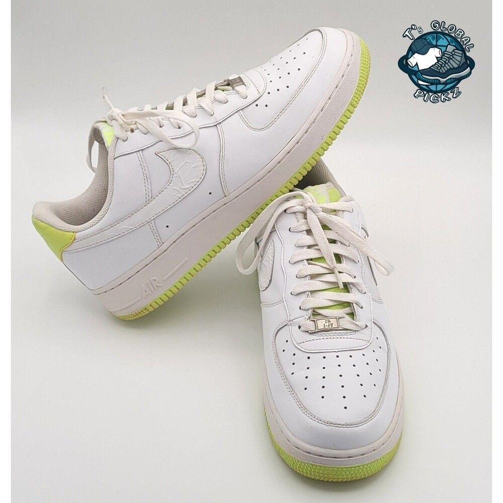 Mens size 11 - Nike Air Force 1 Low White Volt